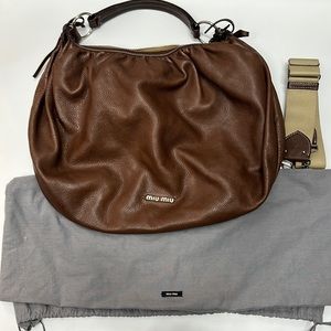 Miu Miu Hobo Leather Bag